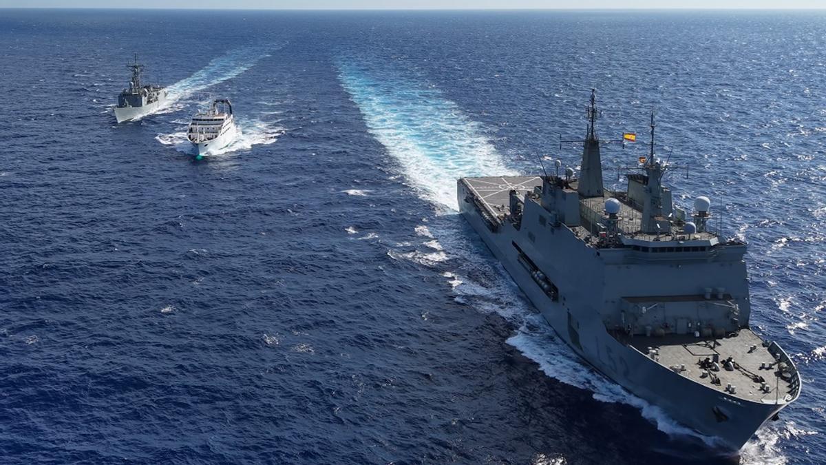 Los barcos que realizarán la escala en Alicante.