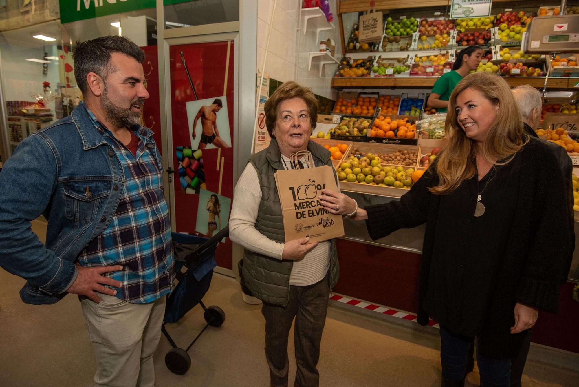 El mercado de Elviña celebra su plena ocupación