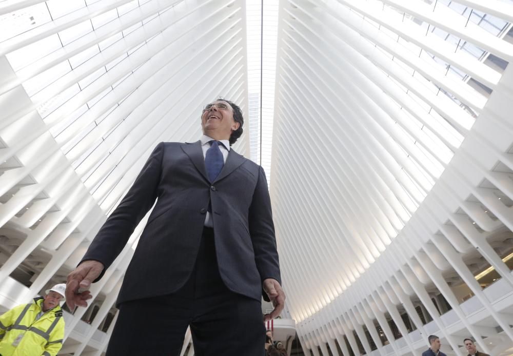 Calatrava "satisfecho" con la nueva estación de Nueva York