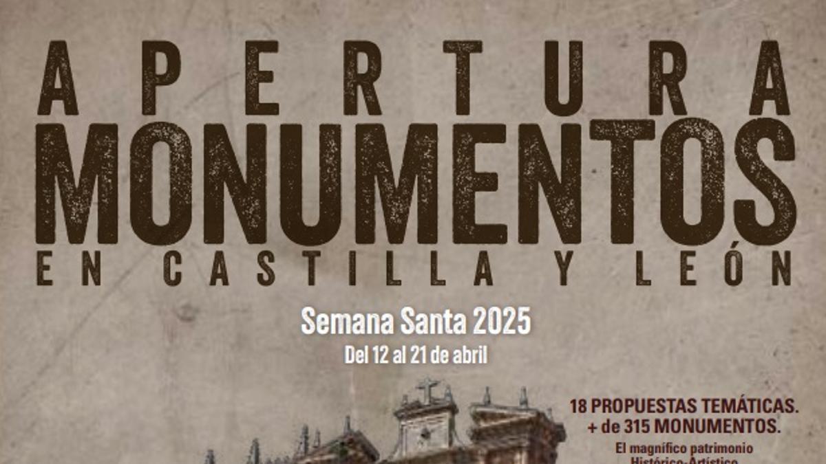 Cartel apertura de monumentos Semana Santa