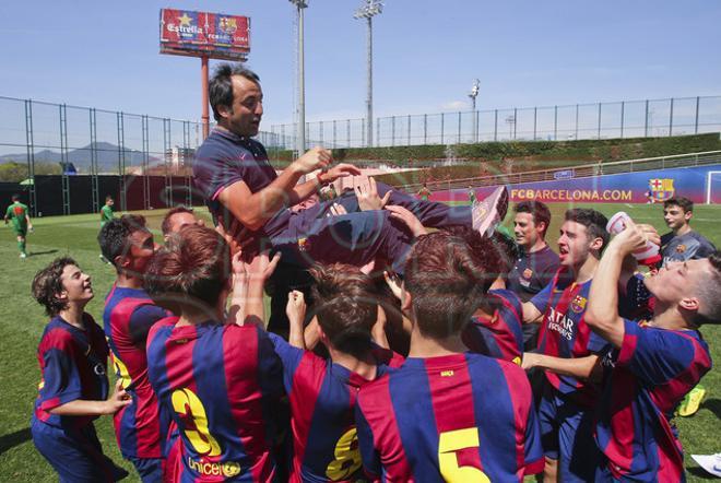 El FC Barcelona cadete, campeón de liga