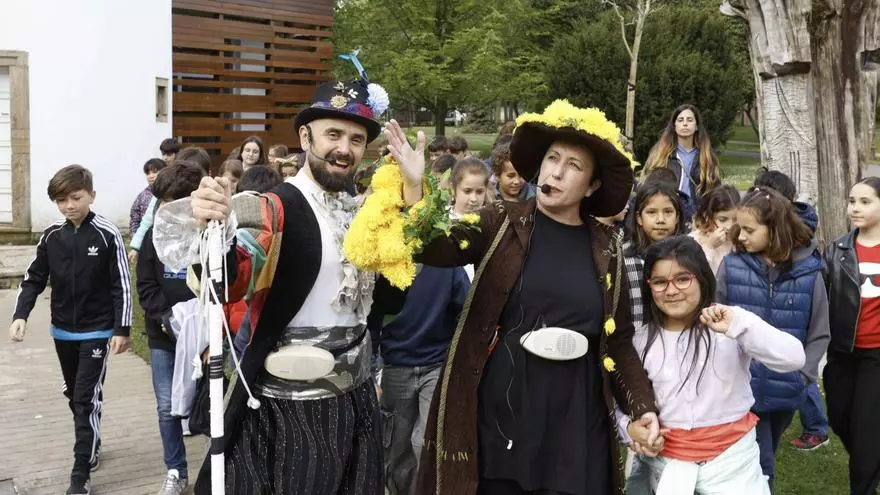 Así han sido las visitas teatralizadas por el Parque Ferrera de Avilés