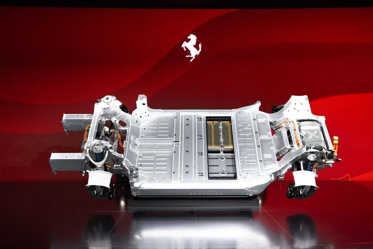 Parte del Ferrari Elettrica