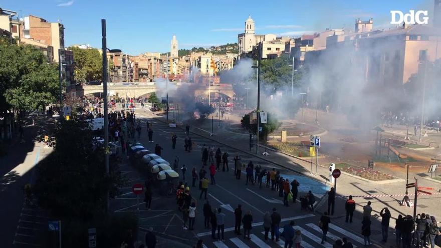 La gran traca que ha fet trontollar la plaça Catalunya