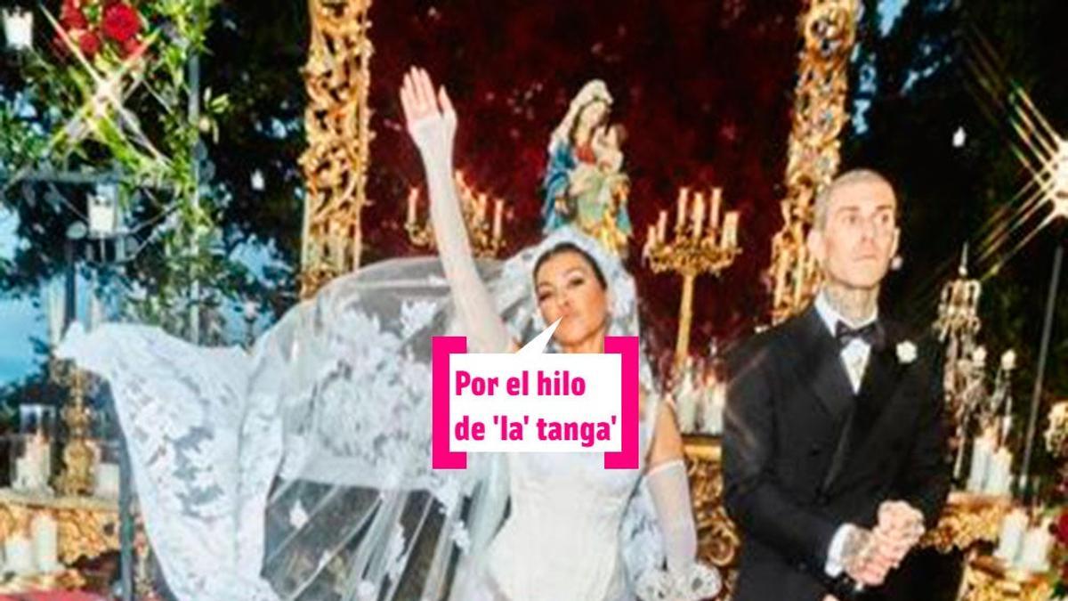 El regalo de boda de Kourtney Kardashian: un tanga en cada plato