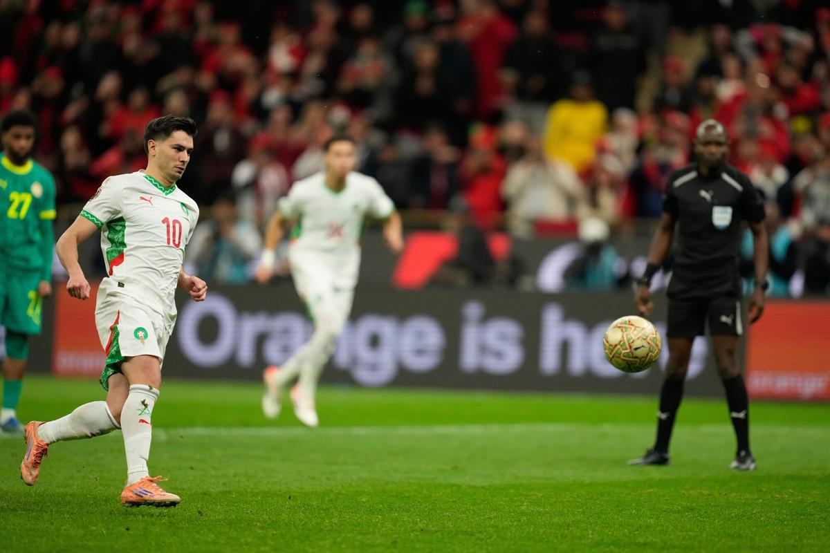 Brahim desperdicia el penalti a lo Panenka en la ocasión más clara de Marruecos en la Copa de África de fútbol