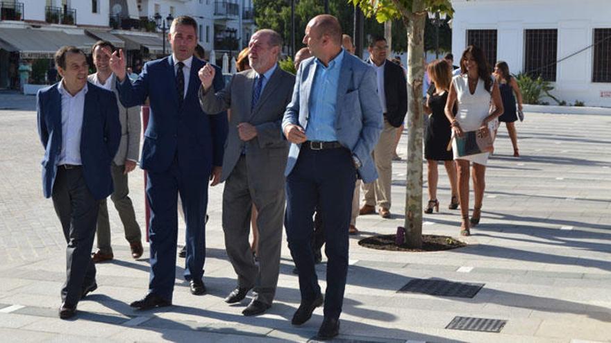 Ruiz Espejo, Maldonado, Rodríguez Villalobos y Conejo en Mijas.