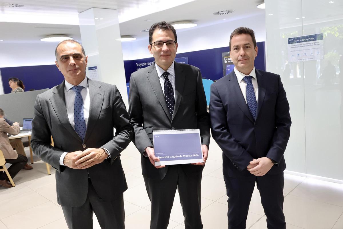 El estudio se presentó este martes en la sede del BBVA en Murcia, en la Avenida de la Libertad.
