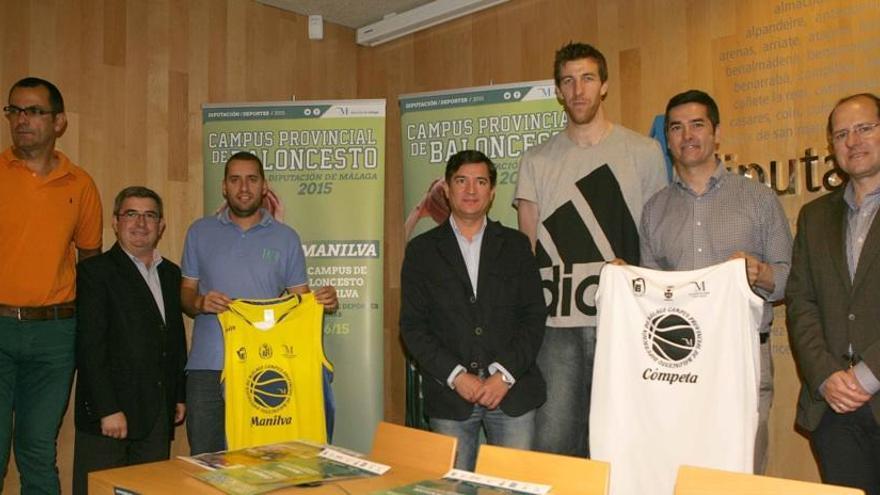 Presentación del Campus de Baloncesto de la Diputación provincial