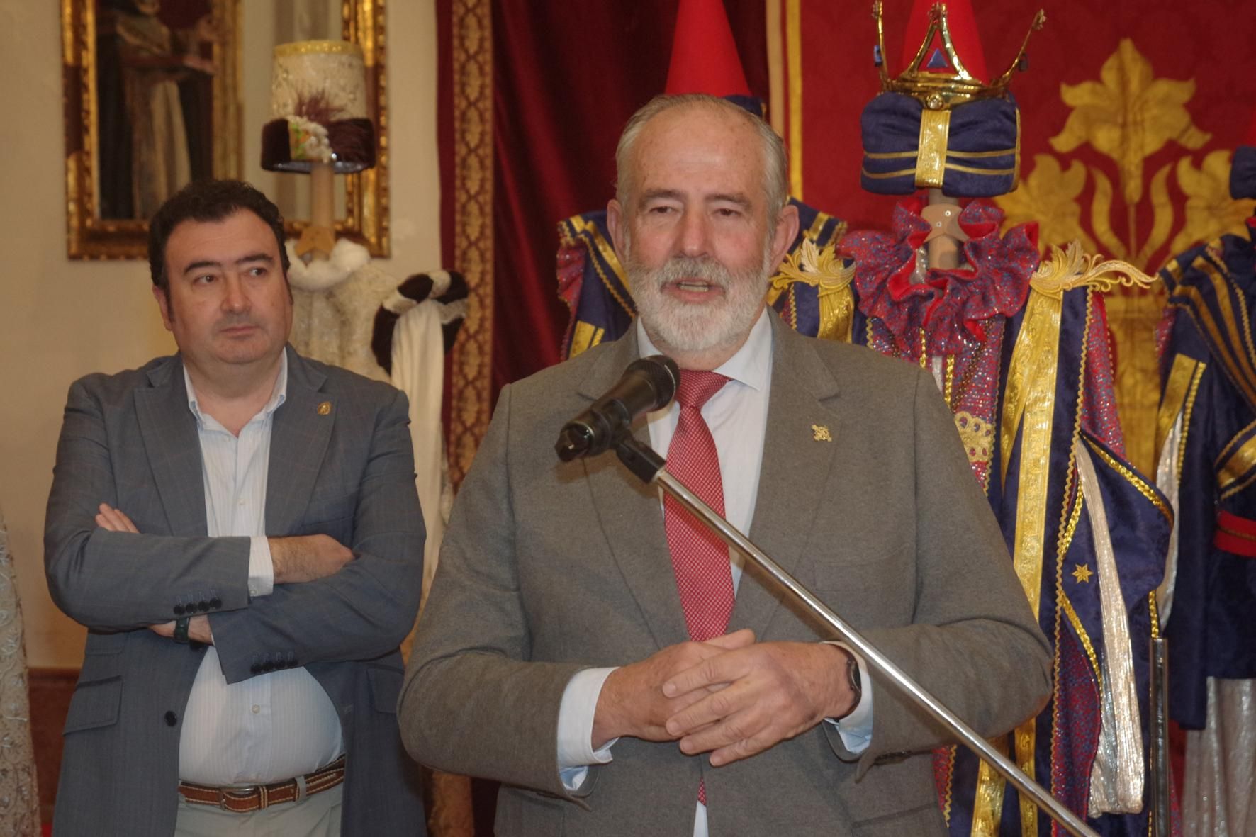 Presentación de los trajes de los Reyes Magos para la Cabalgata de Málaga