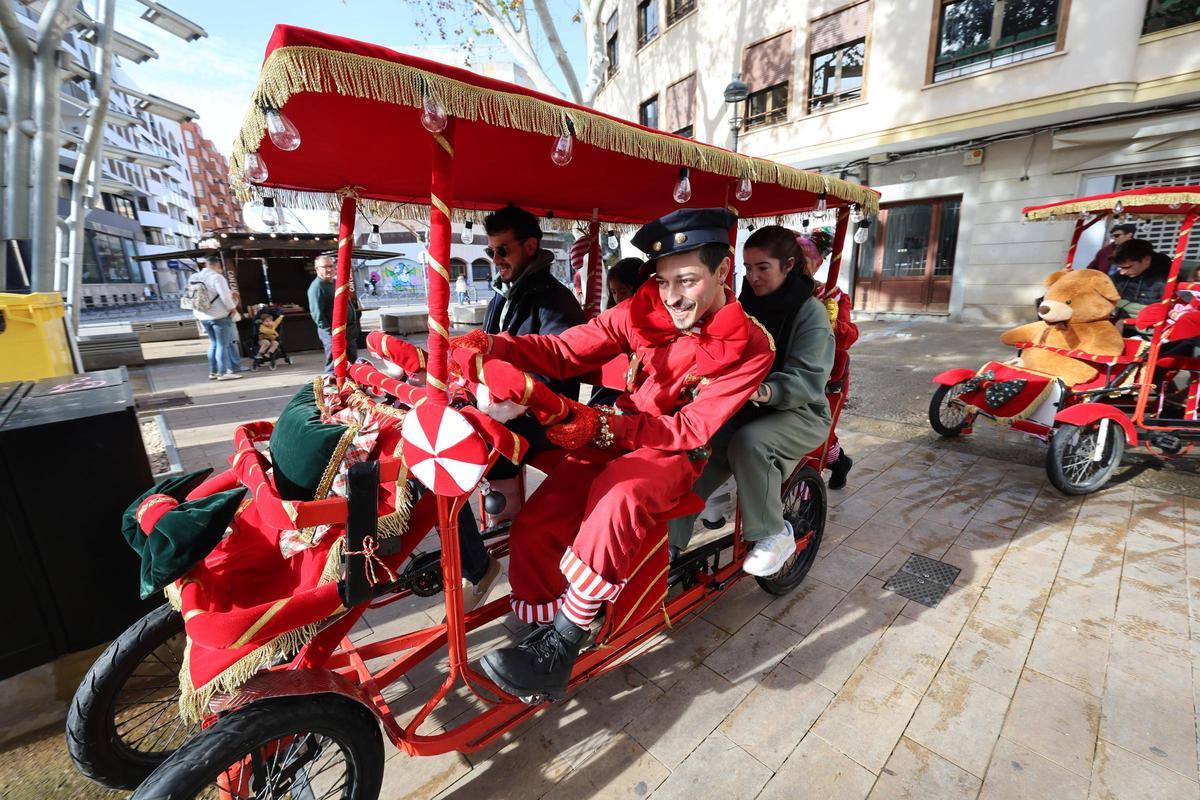 Actividades infantiles durante la entrega de las cartas al paje real en Ibiza
