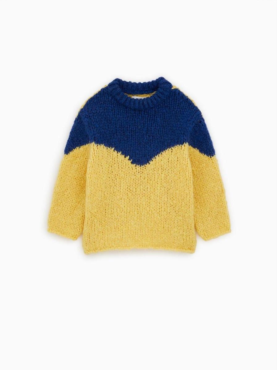 Jersey bicolor de Zara Kids