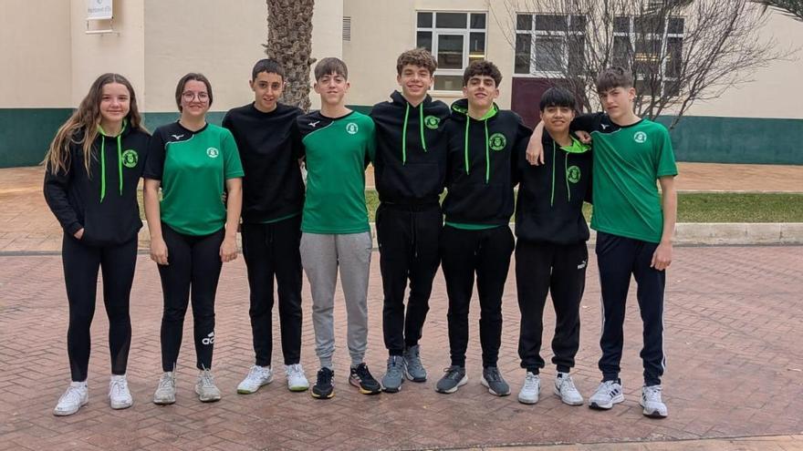 Representantes del NiE Gandia en Elche