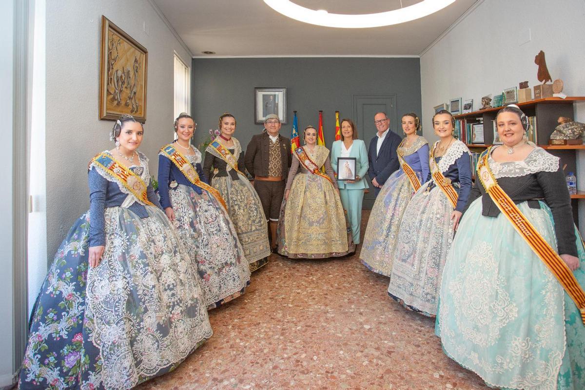 Recepción en el ayuntamiento.