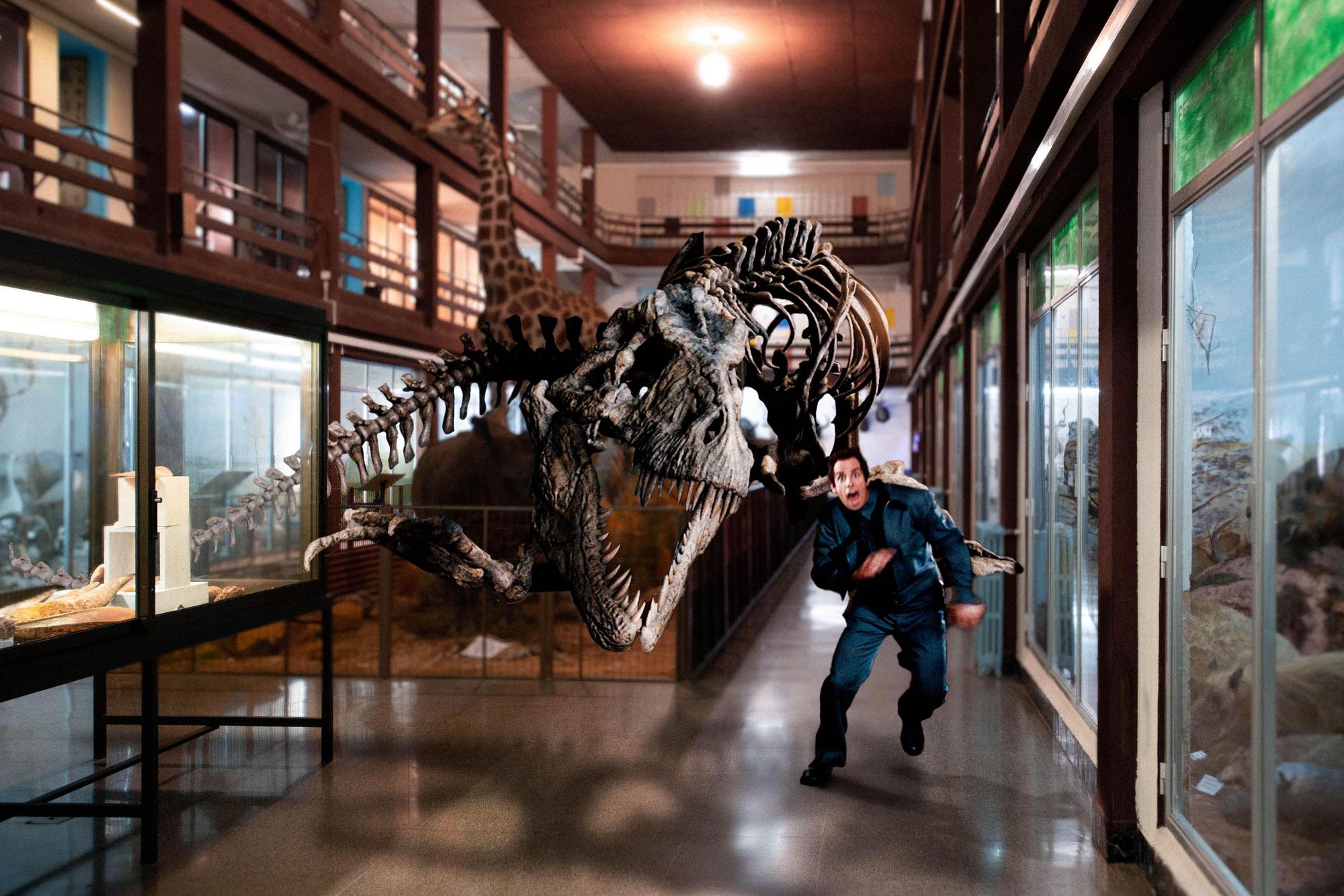 Ben Stiller y su &#039;Noche en el Museo&#039; en el Museo de Ciencias Naturales El Carmen.