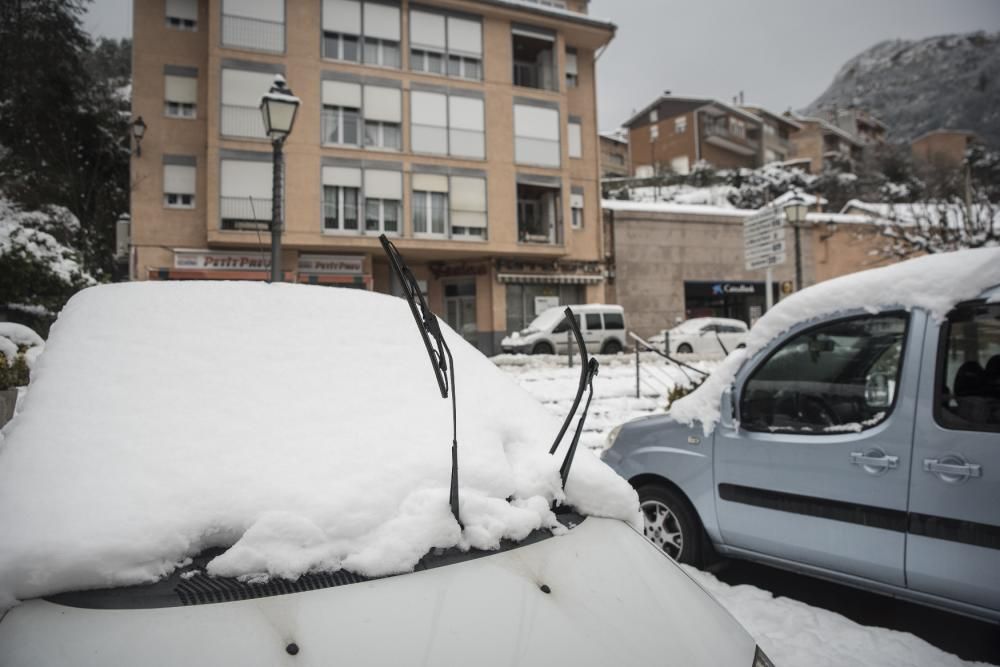 Fotos de la nevada a la Catalunya Central