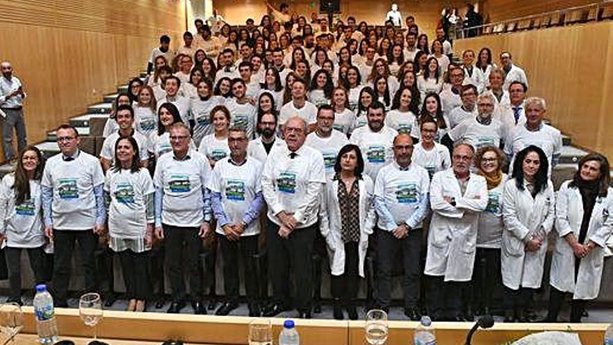 Despedida de los futuros médicos en A Coruña