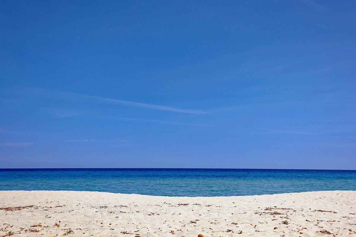Una playa en una imagen de archivo