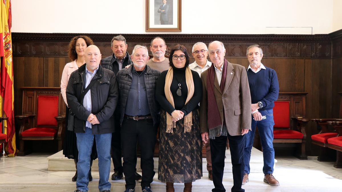 Recepción en el Ayuntamiento de Sagunt.