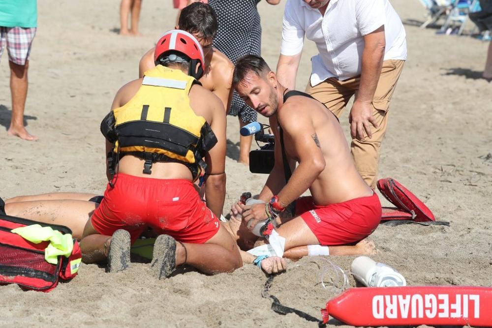 Simulacro de rescate en Cabo de Palos