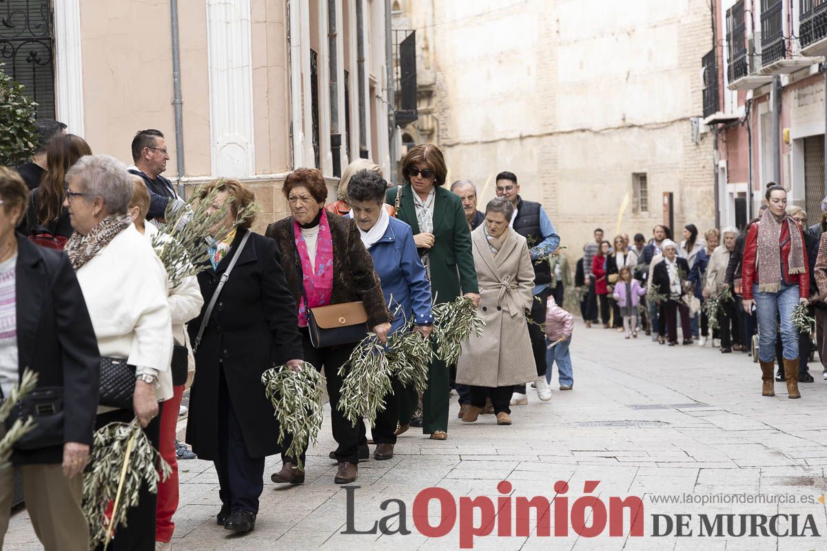 Procesión de Domingo de Ramos en Caravaca