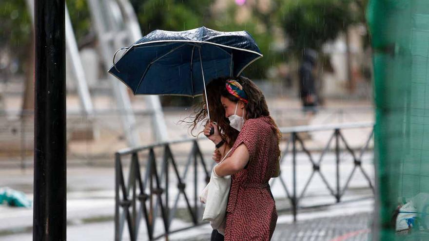 Imágenes de la lluvia torrencial en Ibiza y Formentera