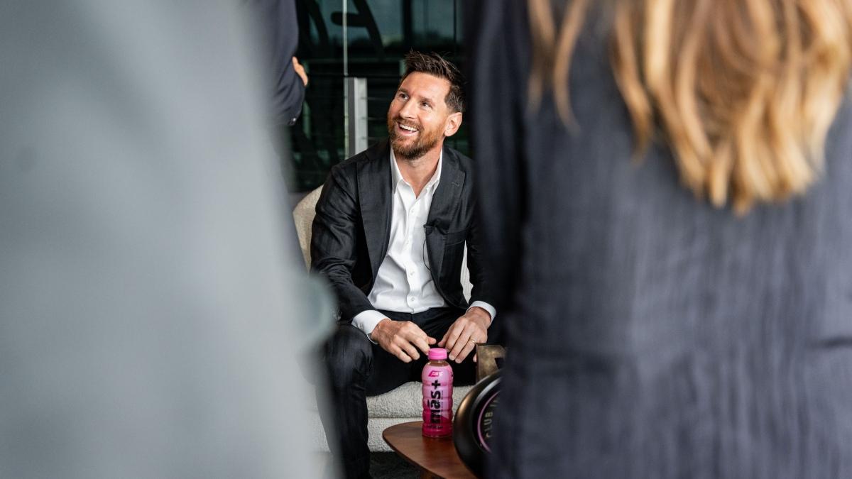 Messi, durante la entrevista exclusiva con Sport