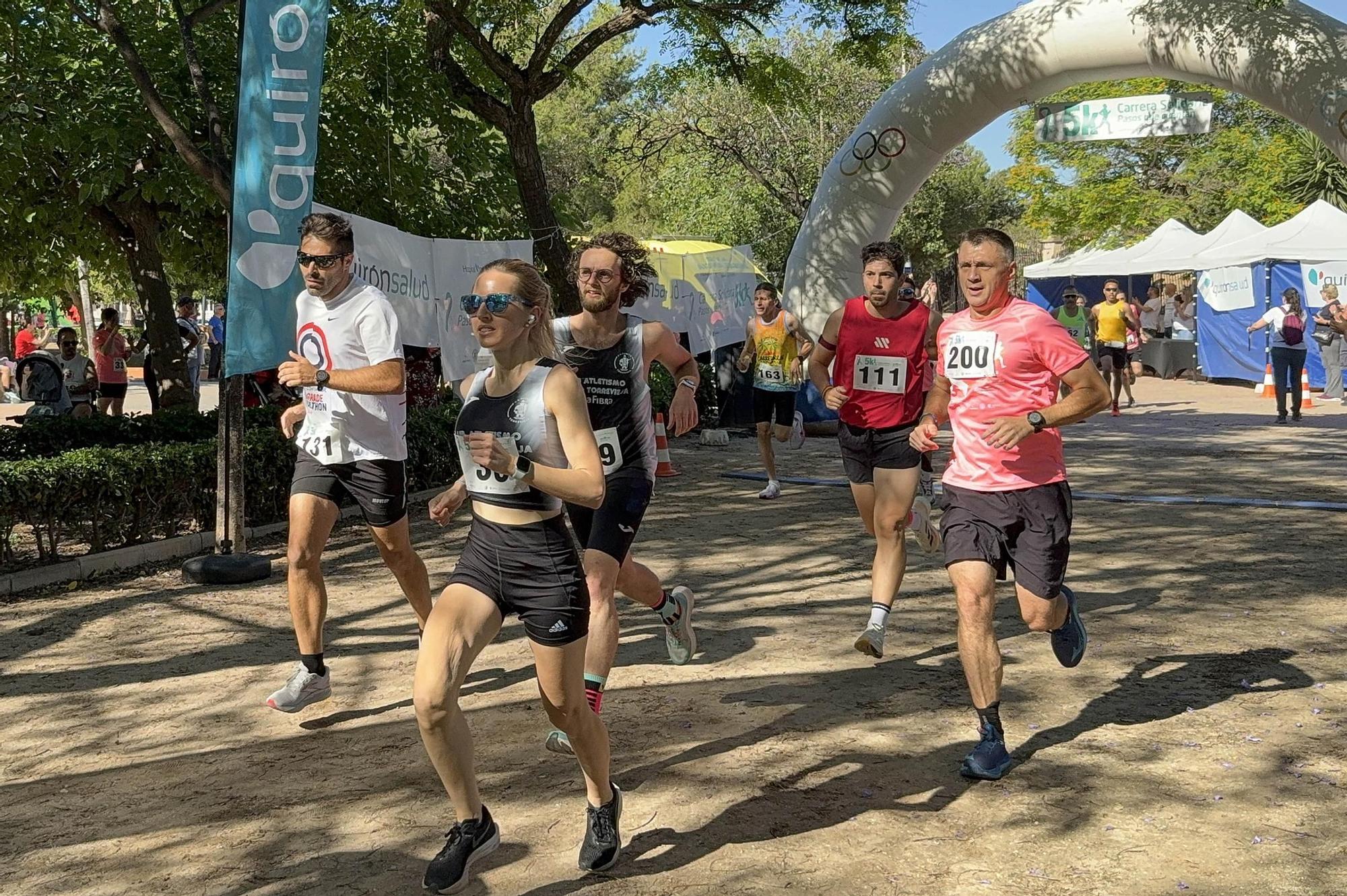 Carrera solidaria organizada por  QUIRÓNSALUD en beneficio de la asociación AFECÁNCER