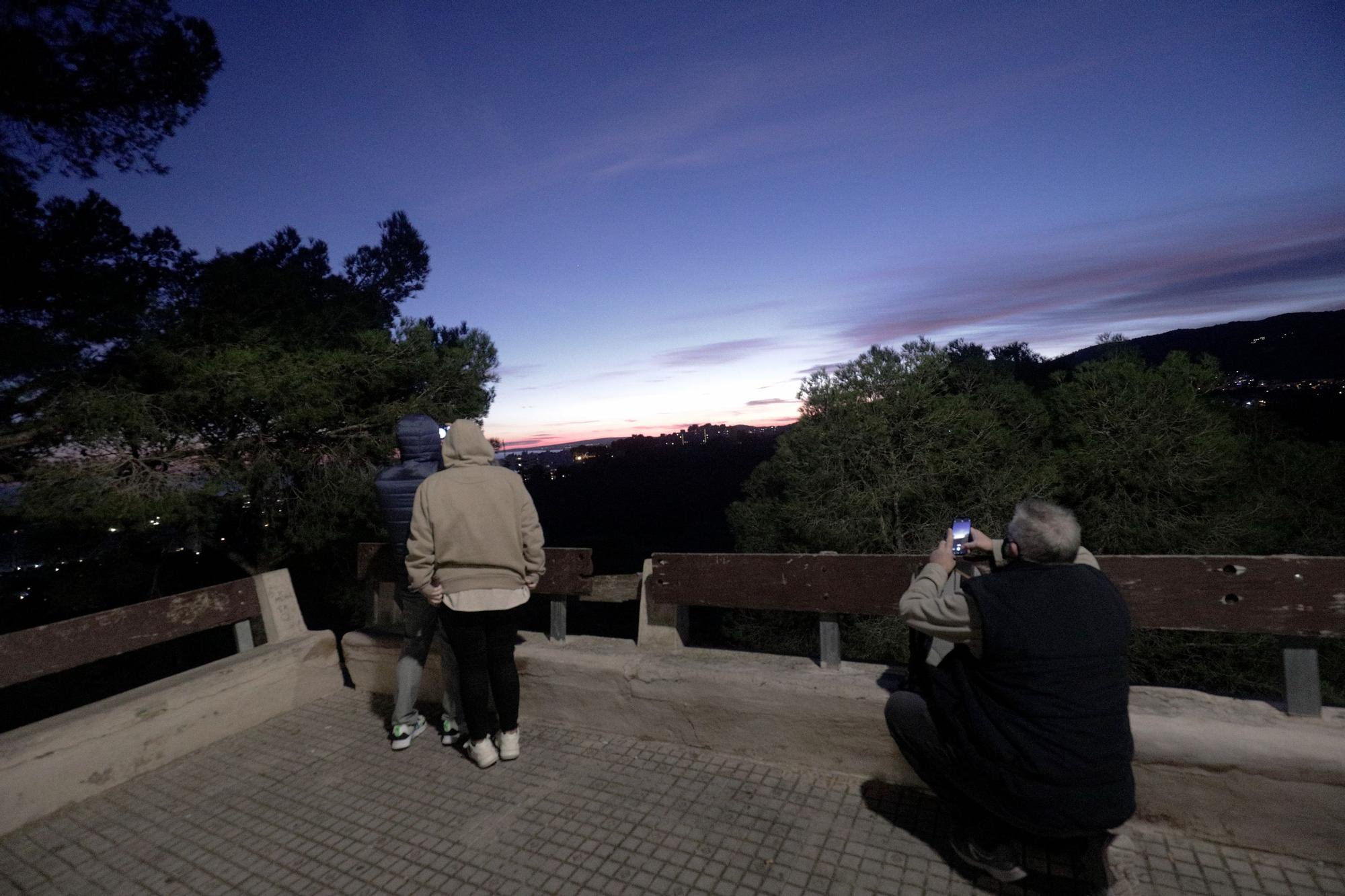 Las imágenes de la conjunción de Júpiter y Saturno captadas desde Mallorca