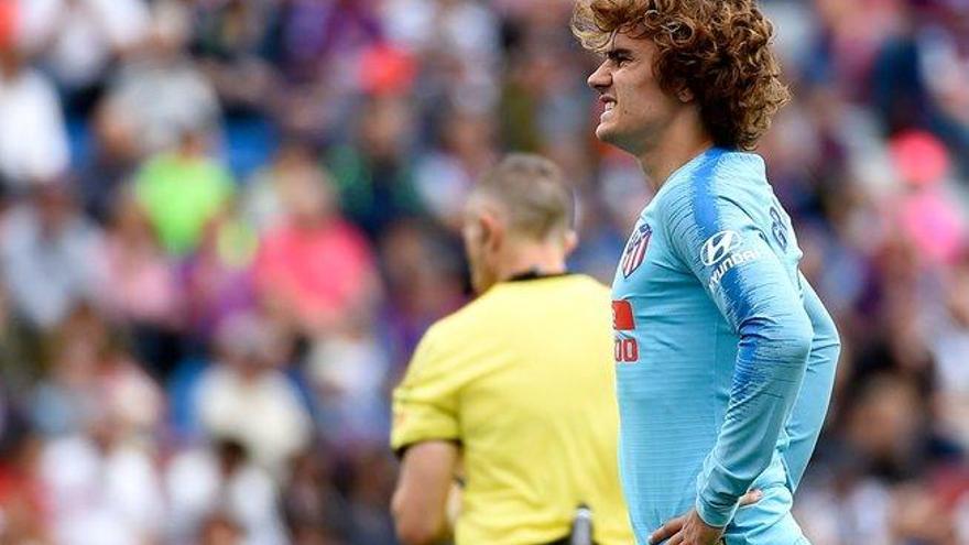 Griezmann pasa desapercibido en su despedida del Atlético