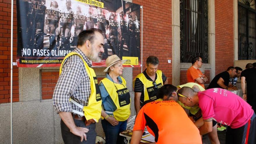 Acto de Amnistía Internacional en Zamora.