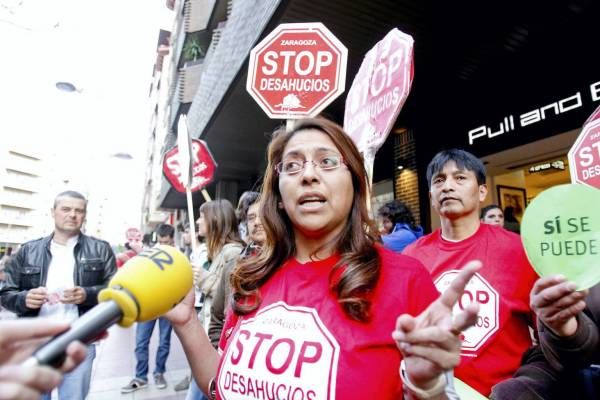 Protesta de Stop Desahucios