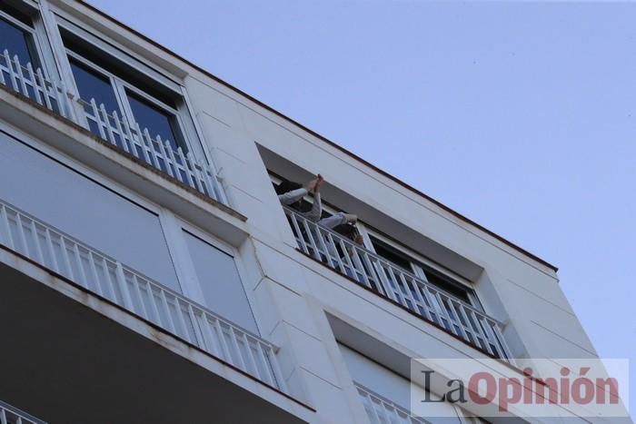 Viernes de dolores: Aplausos y salves a la patrona en Cartagena durante el confinamiento