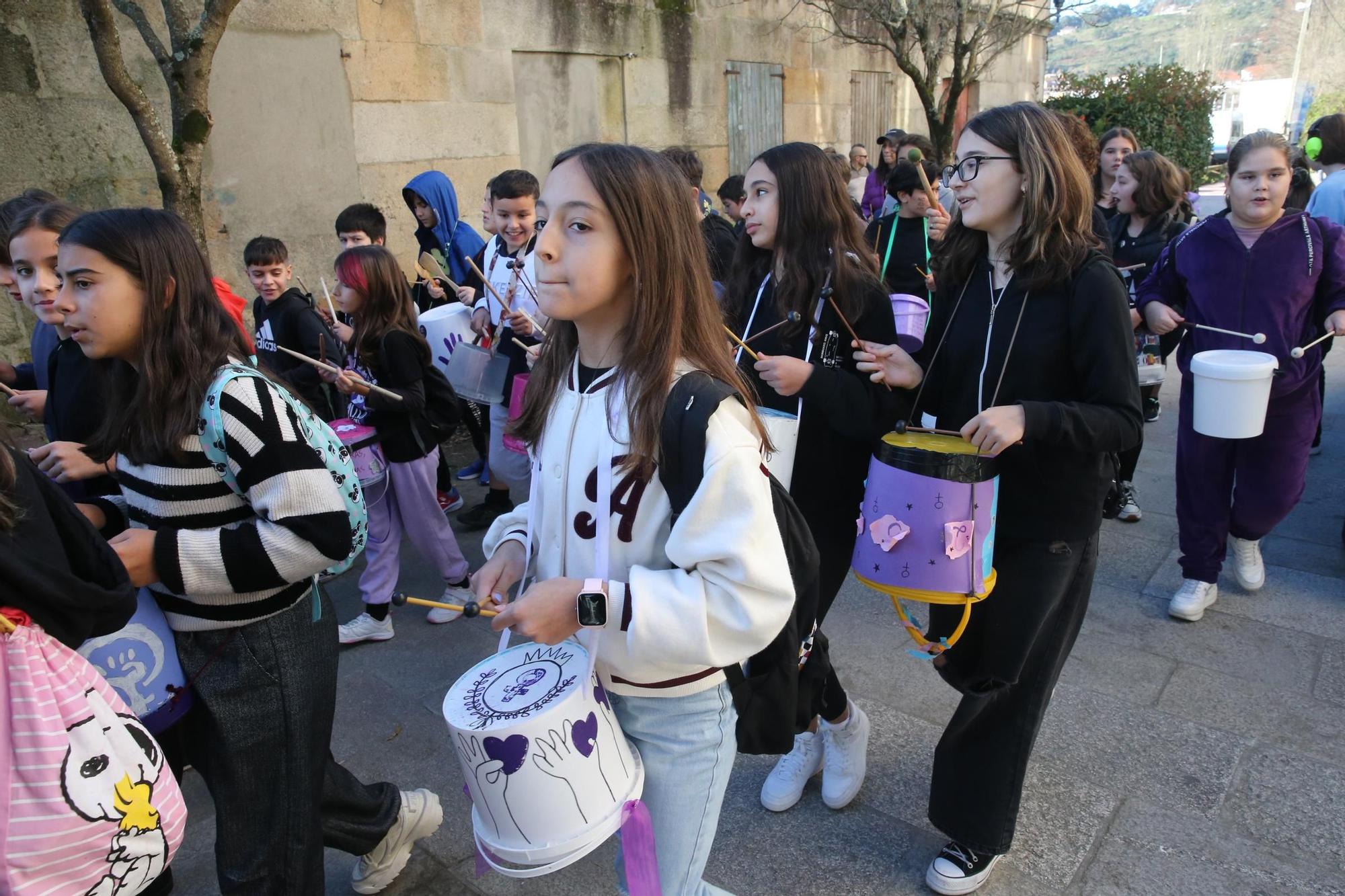 Los colegios, protagonistas en la previa del 25-N en O Morrazo