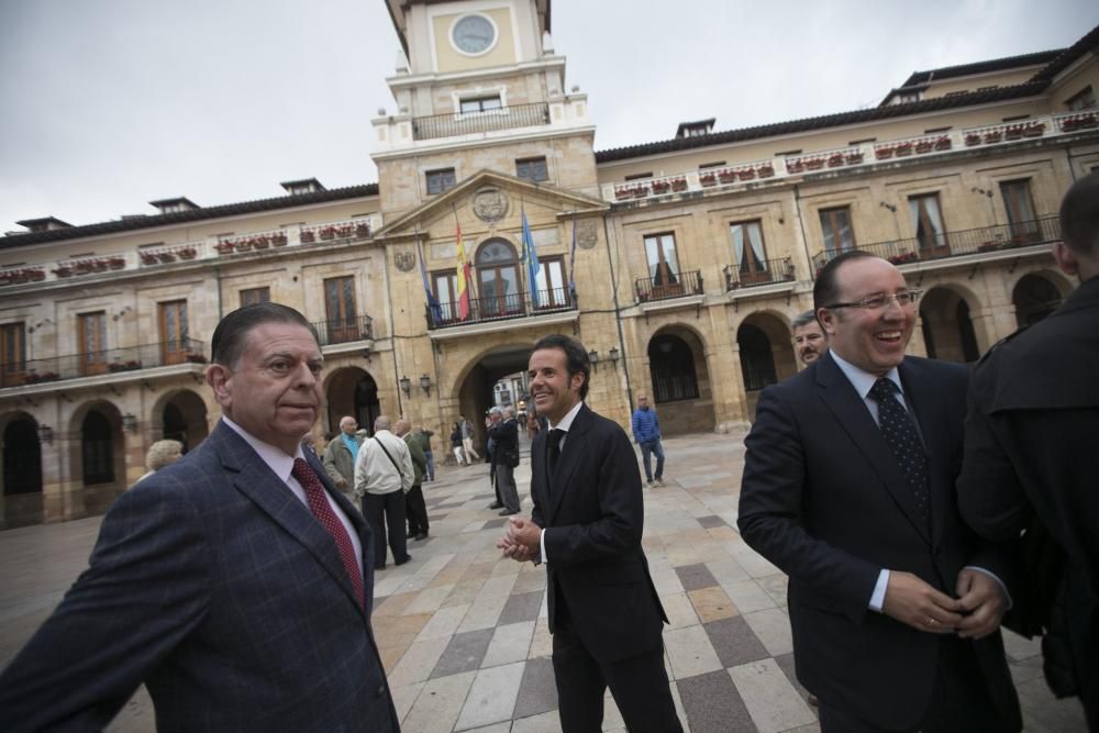 Pleno de elección de Alfredo Canteli