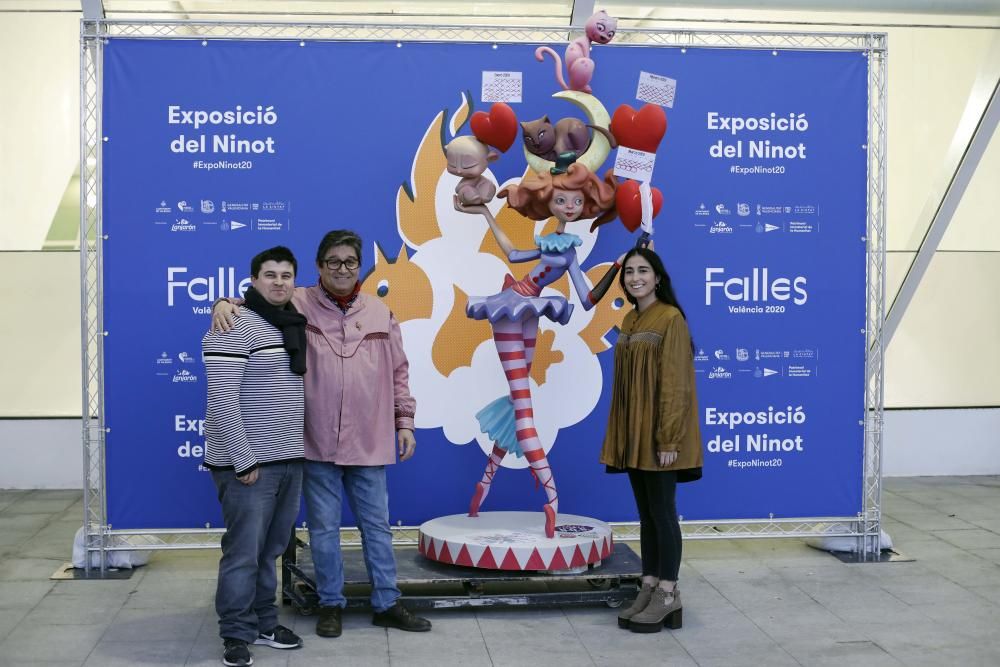 Primera jornada de entrega de ninots de las Fallas 2020