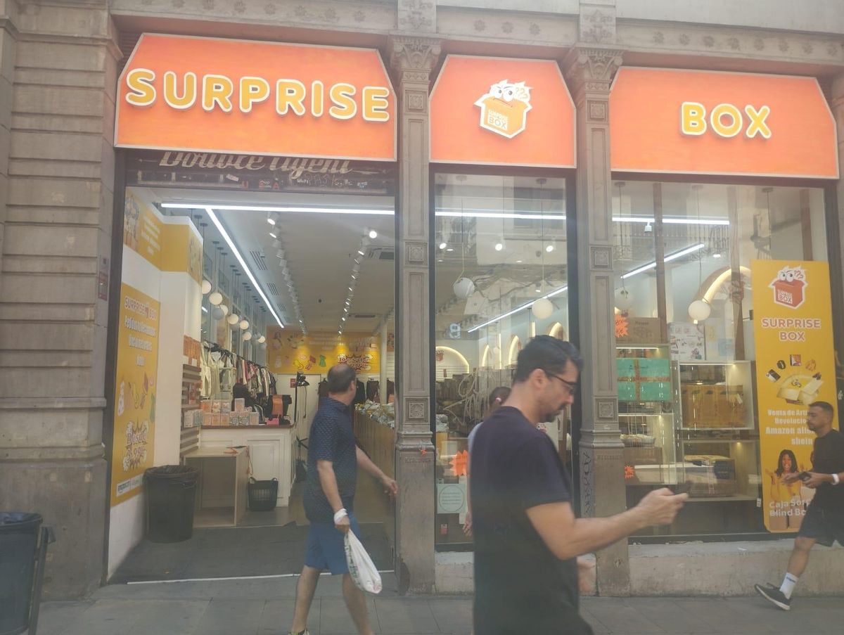 Surprise Box, en el 36 de la calle de Ferran, en Barcelona.