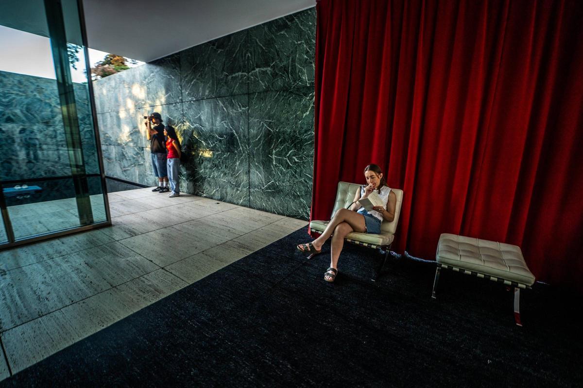 Visitas al Pabelló Mies Van der Rohe