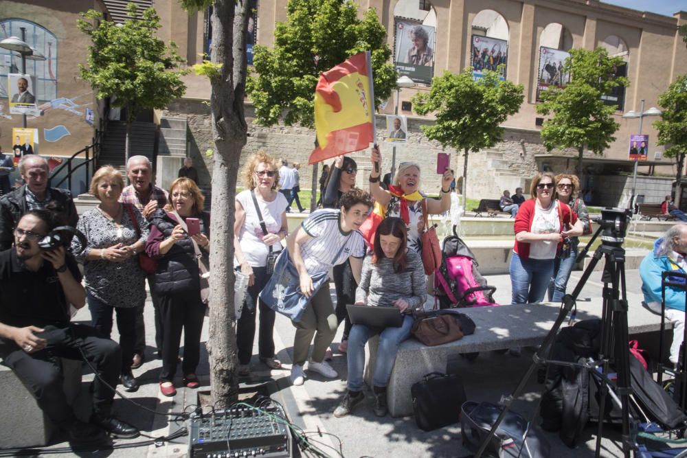 Arrimadas i Rivera inicien campanya a Manresa