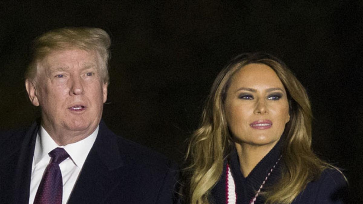 Donald y Melania Trump de regreso a la Casa Blanca