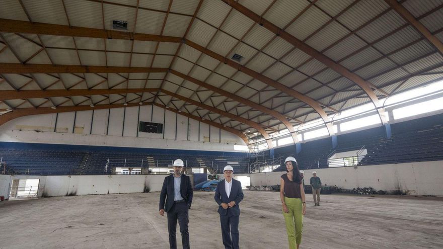El Centro Insular de Deportes ultima una nueva estructura metálica