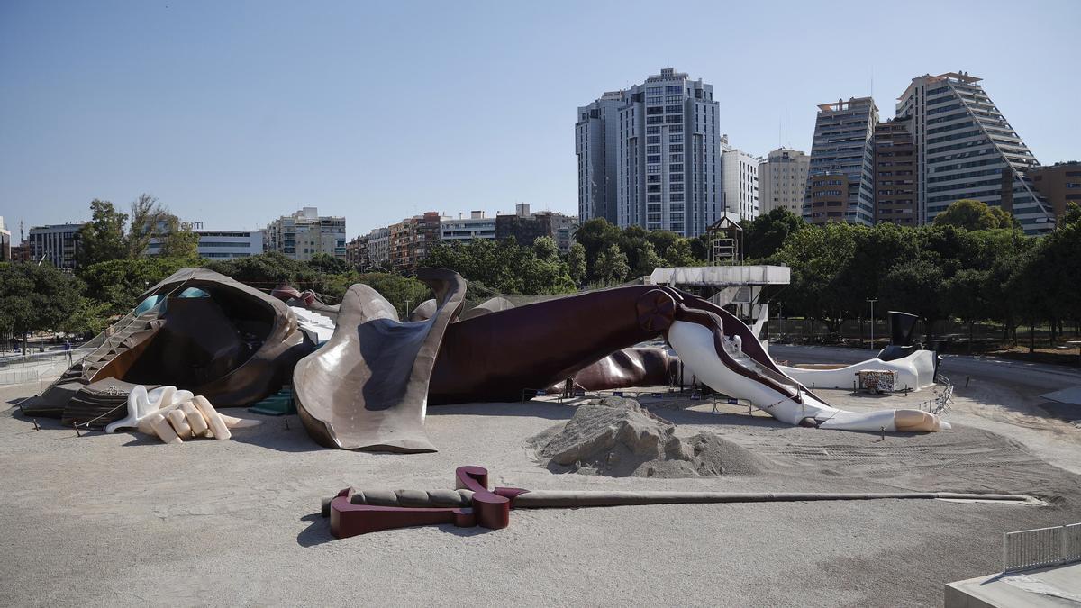 Vista del parque Gulliver con las obras ya acabadas.