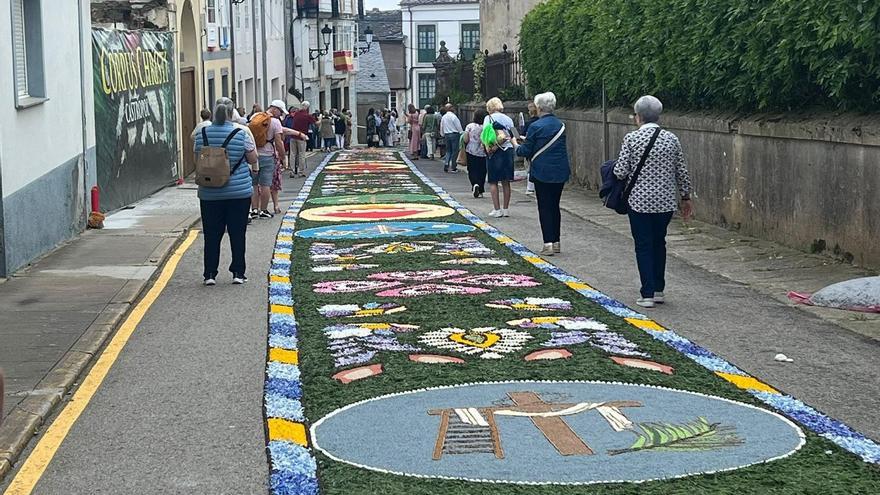 Castropol se llenó para disfrutar del arte floral: &quot;Nunca había visto tanta gente&quot;
