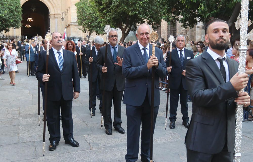 Procesión de la Virgen de la Victoria en Málaga