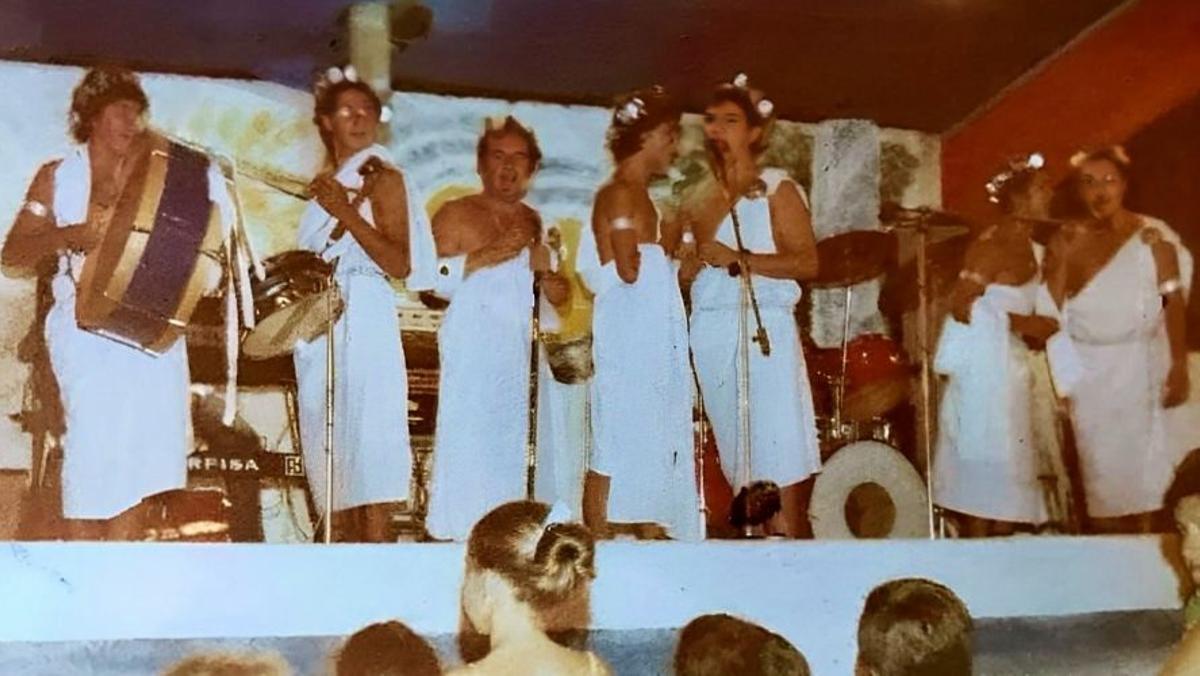 Claudio y sus senadores, Carnaval de Málaga en 1979.