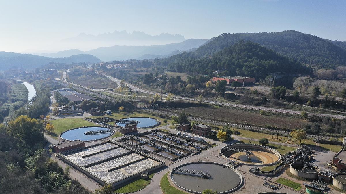 Estació Depuradora de Manresa–Sant Joan de Vilatorrada, situada a la riba dreta del Cardener