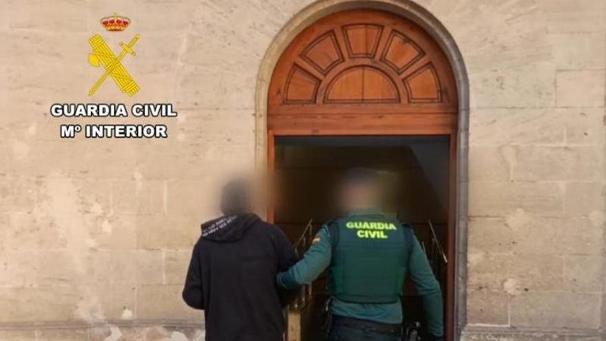  ladrón que arremetió contra los agentes que le sorprendieron en Esporles