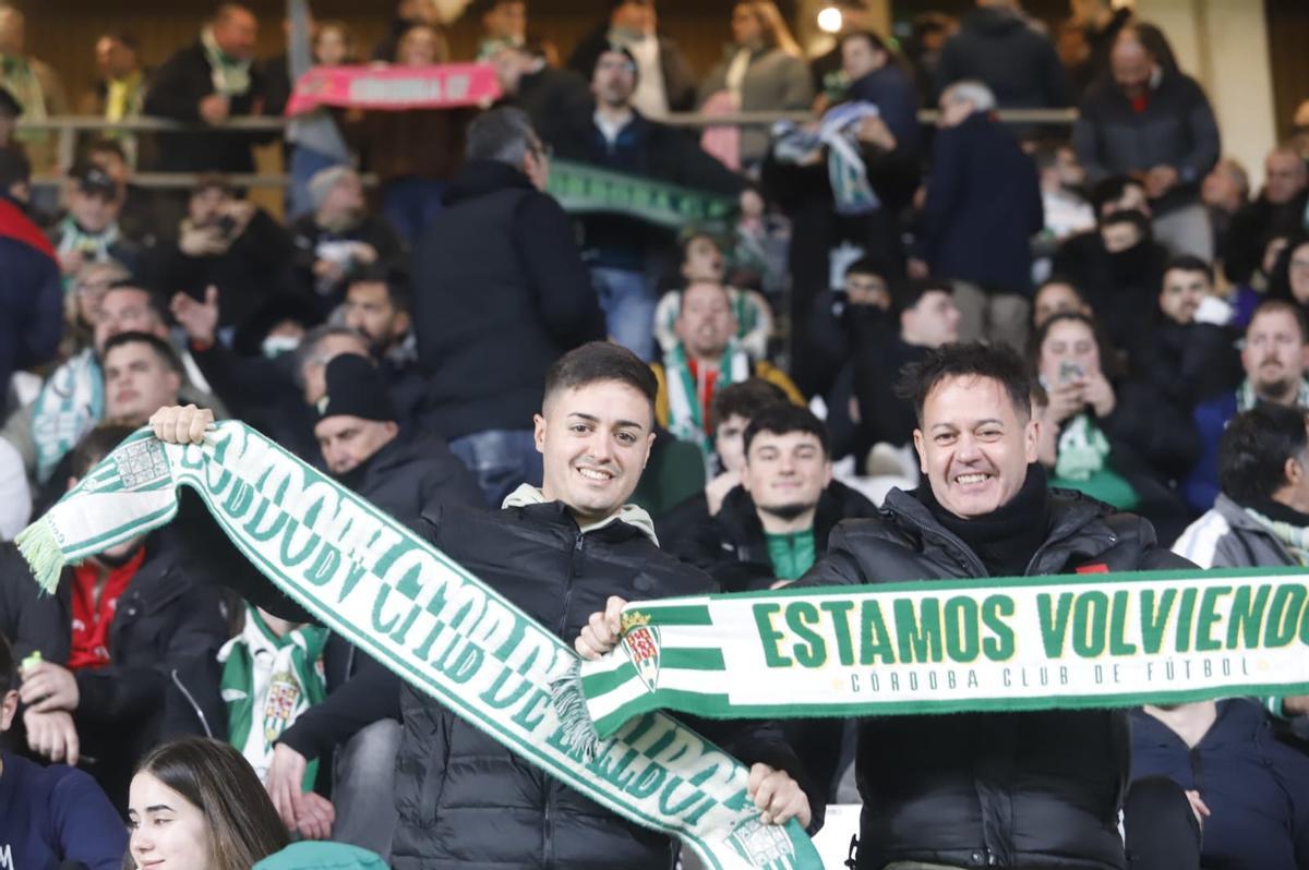 Córdoba CF-Málaga | Las imágenes de la afición en El Arcángel