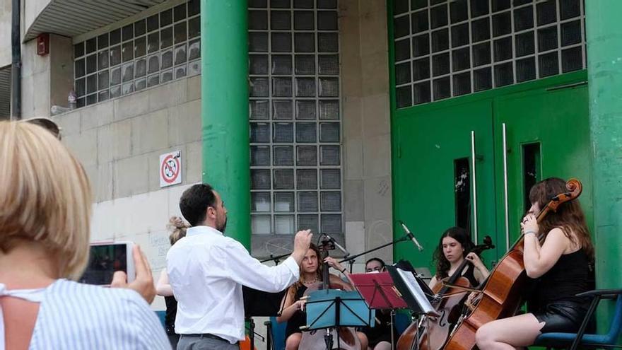 El concierto organizado en La Felguera.