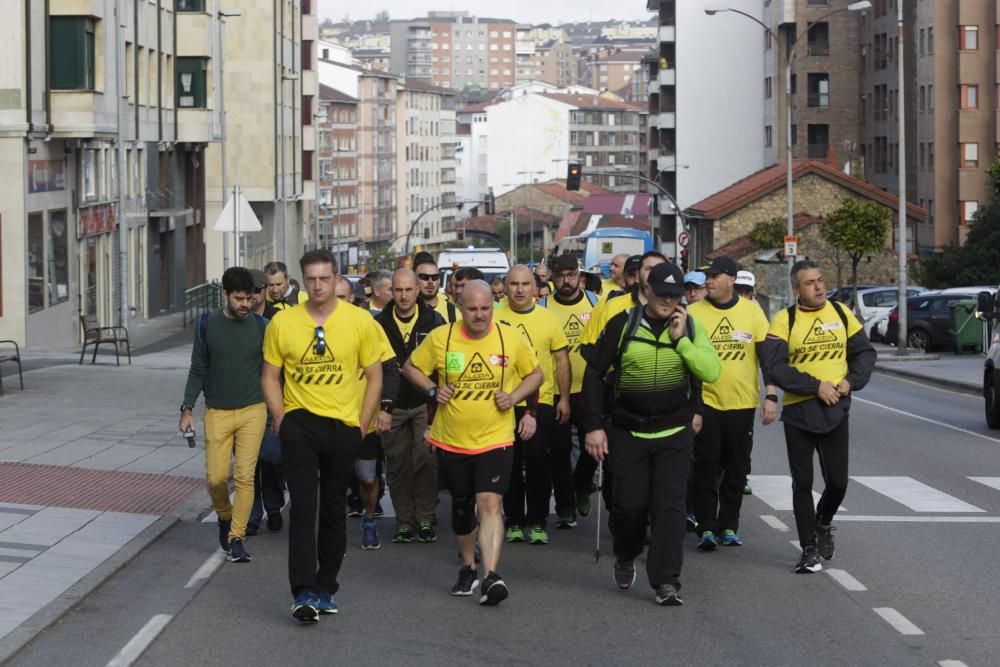 La "marcha del aluminio" de los trabajadores de Alcoa: Primera etapa